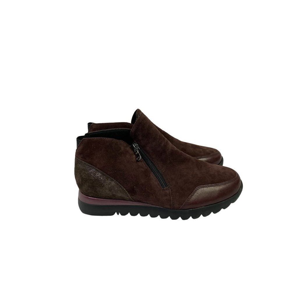 Munro Women's Dark Burgundy Extra Light Booties - Picture 4 of 6